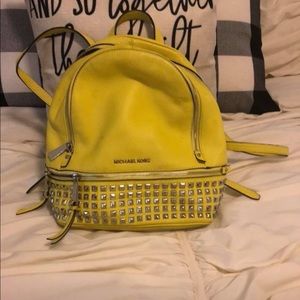 Michael kors studded backpack